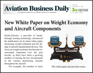 Aviation Business Daily article on Hydra white paper