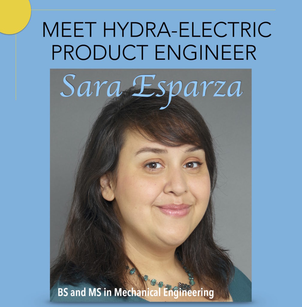 Hydra-Electric Product Engineer Sara Esparza