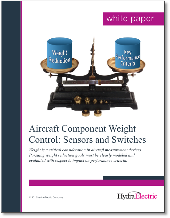 Aircraft Component Weight Control: Sensors and Switches